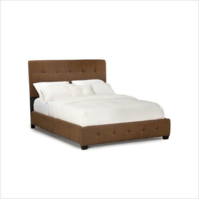 Brown Madison Microfiber Uph. King Bed