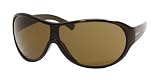 PRADA SPR19HS 0AQ2P1 WOOD BROWN PLASTIC SUNGLASSES