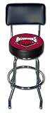 Arkansas Razorbacks Swivel Bar Stool w/Backrest