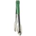 Carlisle 60756009 Green 9-1/2-Inch Stainless Steel Spectrum Tong with Vinyl Handle (Case of 12)