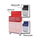 Waterloo TRX4111 40-1/2-Inch Wide by 17-3/4-Inch Deep by 19-3/4-Inch High Heavy Use Red 11 Ball Bearing Drawer Chest