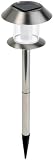 Nortene Stainless Steel Quartz Solar Lighting Set 4 Pack Outdoor Living