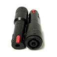 Two (2) FEMALE SPEAKON to FEMALE 1/4" Locking Cable Adapter - Converter
