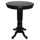 Boraam Florence Pedestal Pub Table Stool Finish Colors: Black