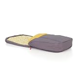 Herlag H9527-123 – Fußsack für Buggy Ravenna, grau/Bienen gelb