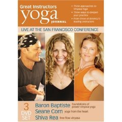 Yoga Journal: Great Instructors 3-DVD Set: Baron Baptiste, Seane Corn, Shiva Rea