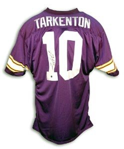 Fran Tarkenton Signed Minnesota Vikings Jersey - HOF 86