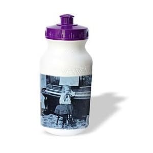 Scenes from the Past Vintage Stereoview - I Wont Practice Another Minute Vintage Cyan - Water Bottles