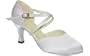 Carol White Satin Wedding Dance Shoe