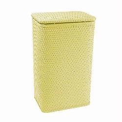 Chelsea Collection Wicker Apartment Hamper Yellow