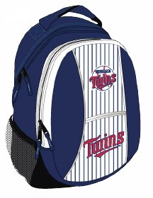 Minnesota Twins MLB Backpack with Team Logo