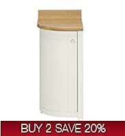 Fenchurch 40cm Curved Door Left Hand End Unit