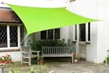 Kookaburra Waterproof Sail Shade - Lime Green - 11ft 10" Square
