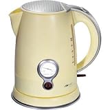 Zoom Produkt-Bild: Design Wasserkocher mit "Cook Control" und Gro&szlig;er Rundskala zur Anzeige der Br&uuml;htemperatur 2954 Serie Scala in sand/cremefarben