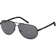 Tommy Hilfiger 1005/S Adult Polarized Designer Sunglasses - Matte Black/Smoke