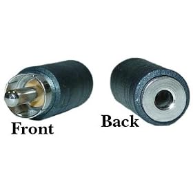 3.5mm Mono Female / RCA Male Adaptor