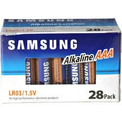SAMSUNG ALKALINE AAA BATTERY 28-PACK