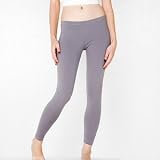 American Apparel - Cotton Spandex Jersey Legging, Slate, XS
