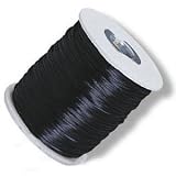 Black Rattail Silk Cord 144yd