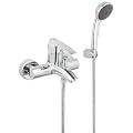 Grohe 32290000 Wave Einhand-Wannenbatterie mit Brausegarnitur