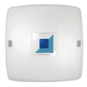 Eglo 88534A Input, Blue, 2-Light Wall/Ceiling Light Fixture
