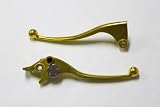 Brake & Clutch Levers - Kawasaki ZX6R 636 00-04, ZX9R 00-03, ZX10R 04-05, ZX12R 00-05, ZZR 600 05-08 - Gold