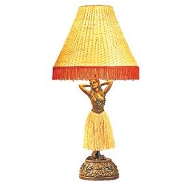 Motion Hula Lamp / Iolani In Bronze