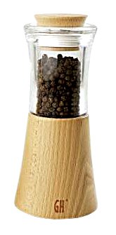 T&G Good Houskeeping CrushGrind Pepper Mill, FSC Beech and Acrylic, 150 mm