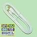 �}�X�v�� F�^�v�b�V�����v���O/F�^���p�A�_�v�^�[ TV�ڑ������P�[�u��3m JSA3D-P