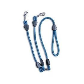 Outhwaites (Pet) Rope Lead Coupler Blue and Black 85cm x 9mm