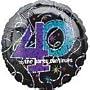 The Party Continues 40th Birthday Balloon, 18"