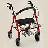 Nova Cruiser Deluxe Rolling Walker - Red