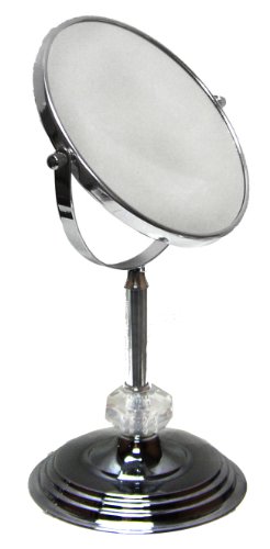 Aquatico Como Double Face Adjustable 5X Pedestal Vanity Mirror, Straight Stem with Acrylic Embellishment, Onyx 31UTTGXr1VL Aquatico Como Double Face Adjustable 5X Pedestal Vanity Mirror, Straight Stem with Acrylic Embellishment, Onyx