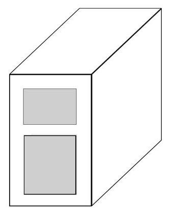 Islands By Design TE-24-TANK-LC Lined Cabinet For Trash Drawer Or LP Tank With Paper Towel Holder