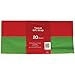 Red & Green Holiday Tissue Paper (Solid Colors), Pack of 20 sheets