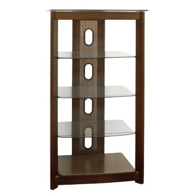 Audio Rack - Brown Finish By Poundex