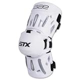 STX G22 White Lacrosse Arm Guard-Large