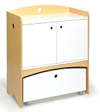 Bebe Changing Station- White/ Natural