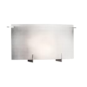 Eurofase 7223-35 Prisma 2 Wall Sconce, Chrome/Frost