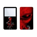 Ruby Abduction (Red Alien) Design Skin Decal Sticker for Apple iPod video 30GB/ 60GB/ 80GB Player