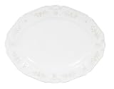 CorningWare Traditions 11-by-14-Inch Serving Platter, Boxed, Embossed White