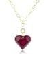 Antica Murrina Hope - Murano Glass Heart Pendant Necklace Red