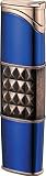 Maradona Satin Finish Torch Flame Lighters, Blue,Copper,Chrome, Blue