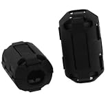 Gino 6 x Clip On EMI RFI Noise Ferrite Core Filter for 7mm Cable