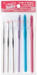 Steelite & Silvalume Crochet Hook Set