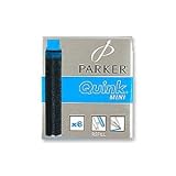 PARKER QUINK MINI CATRIDGE WASH BLUE PK6 [ STAT_PA76724 ]