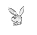 Playboy - CE115 - Boucles d'oreille Mixte - Laiton