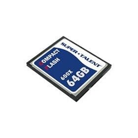 Super Talent 64 GB Flash Memory Card CF/64-600X