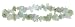  : SINGLE STR STRETCH CHIP BRACELET AQUAMARINE