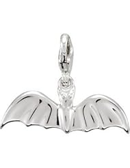 Sterling Silver Charming Animals Bat Charm